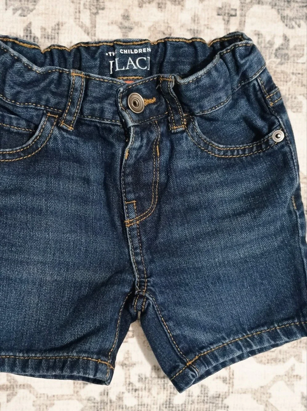 4/$15 Dark Wash Jean Short, 2T